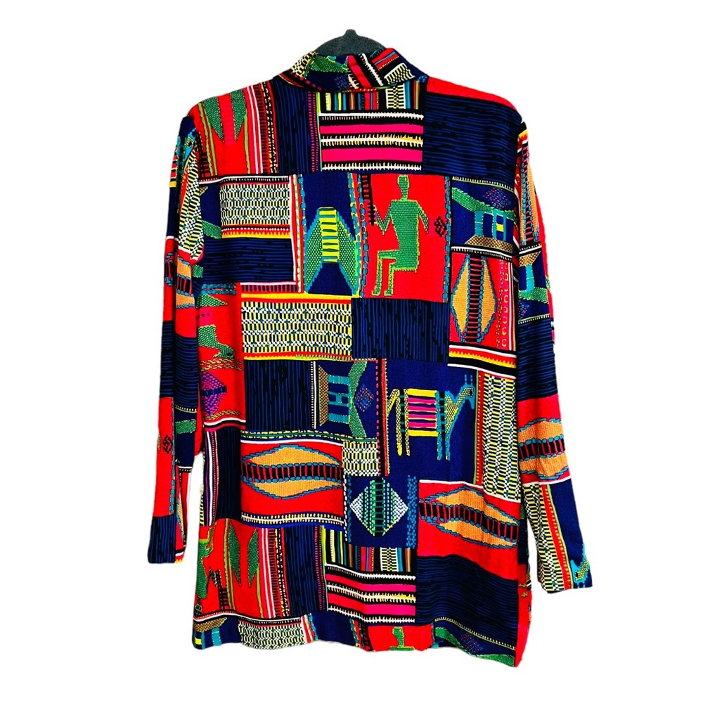 Vintage KenSington Square Jacket Size Medium 100% Rayon in excellent condition - Picture 4 of 8